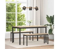 Valgomieji stalai 140 x 80 x 75 cm METALAS