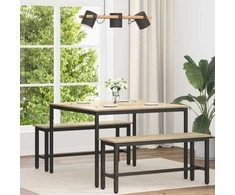 Valgomieji stalai 110 x 110 x 75 cm METALAS