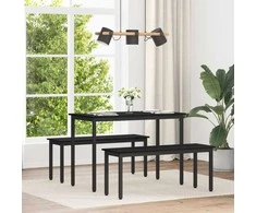Valgomieji stalai 110 x 100 x 75 cm METALAS
