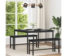 Valgomieji stalai 110 x 110 x 75 cm METALAS