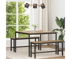 Valgomieji stalai 110 x 110 x 75 cm METALAS