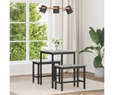 Valgomieji stalai 60 x 60 x 75 cm METALAS