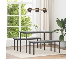 Valgomieji stalai 150 x 78 x 75 cm METALAS