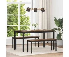 Valgomieji stalai 140 x 80 x 75 cm METALAS
