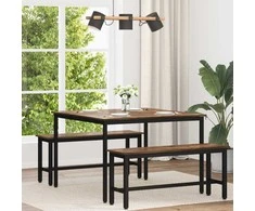 Valgomieji stalai 110 x 110 x 75 cm METALAS