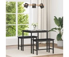 Valgomieji stalai 70 x 70 x 75 cm METALAS