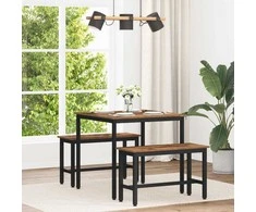 Valgomieji stalai 80 x 80 x 75 cm METALAS