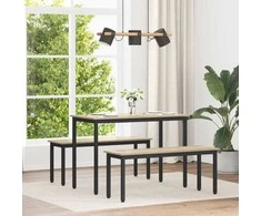 Valgomieji stalai 110 x 100 x 75 cm METALAS