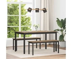 Valgomieji stalai 140 x 80 x 75 cm METALAS
