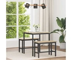 Valgomieji stalai 70 x 70 x 75 cm METALAS