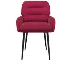 Valgomojo kėdės 2 pcs Aksomas Vyno raudona 59 x 59,5 x 90 cm