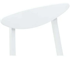Valgomojo kėdės 2 pcs Balta 42 x 47.5 x 81 cm