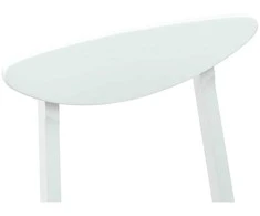 Valgomojo kėdės 2 pcs Balta 42 x 47.5 x 81 cm