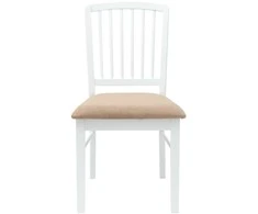 Valgomojo kėdės 2 pcs Balta 50 x 52,5 x 91 cm
