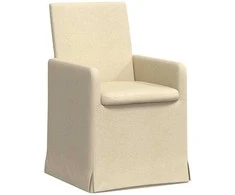 Valgomojo kėdės 2 pcs Kreminė 57 x 67 x 95 cm audinys