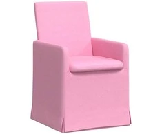 Valgomojo kėdės 2 pcs Rožinė 57 x 67 x 95 cm audinys