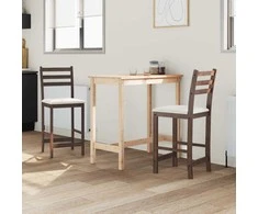 Valgomojo kėdės 2 pcs Šviesiai rudas 40 x 47,5 x 99,5 cm