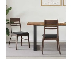 Valgomojo kėdės 2 pcs Šviesiai rudas 43 x 54 x 89 cm