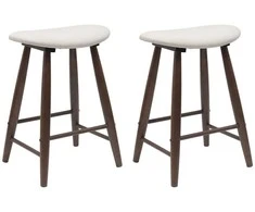 Valgomojo kėdės 2 pcs Šviesiai rudas 46 x 37 x 63 cm