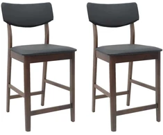 Valgomojo kėdės 2 pcs Šviesiai rudas 48 x 49 x 95 cm