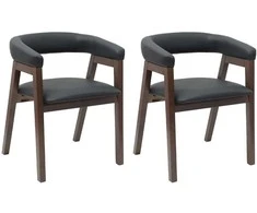 Valgomojo kėdės 2 pcs Šviesiai rudas 54 x 57 x 73 cm