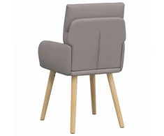 Valgomojo kėdės 4 vnt. Audinys Taupe 60 x 56 x 93 cm