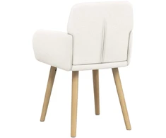 Valgomojo kėdės 4 pcs Bouclé Kreminė 59 x 56 x 86 cm
