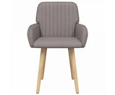 Valgomojo kėdės 6 vnt. Audinys Taupe 56,5 x 50 x 87,5 cm