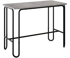 Valgomojo stalas 100 x 50 x 75 cm Apdirbta mediena Betono pilka