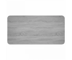 Valgomojo stalas 100 x 50 x 75 cm Apdirbta mediena Pilka Sonoma