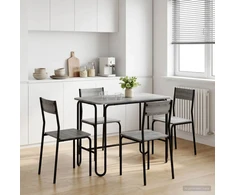 Valgomojo stalas 100 x 50 x 75 cm Apdirbta mediena Pilka Sonoma
