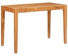 Valgomojo stalas 110 x 55 x 76 cm Kietos akacijos mediena Ruda