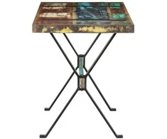 Valgomojo stalas, 120x60x76cm, perdirbtos medienos masyvas