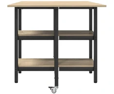 Valgomojo stalas 122 x 80 x 76,5 cm Apdirbta mediena