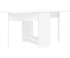 Valgomojo stalas 138 x 70 x 73,5 cm Apdirbta mediena Balta