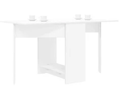 Valgomojo stalas 138 x 70 x 73,5 cm Apdirbta mediena Balta