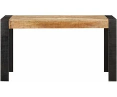 Valgomojo stalas, 140x70x76cm, neapdorota mango mediena