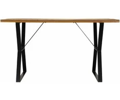Valgomojo stalas, 140x80x76cm, perdirbtos medienos masyvas
