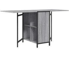 Valgomojo stalas 144 x 60 x 75 cm Apdirbta mediena Pilka Sonoma