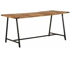 Valgomojo stalas, 160x80x75cm, mango medienos masyvas