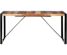 Valgomojo stalas, 160x80x75cm, medienos masyvas