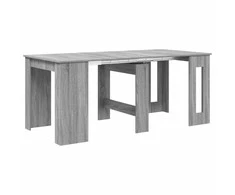 Valgomojo stalas 180 x 85 x 75 cm Apdirbta mediena Pilka Sonoma