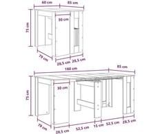 Valgomojo stalas 180 x 85 x 75 cm Apdirbta mediena