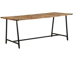 Valgomojo stalas, 180x90x75cm, mango medienos masyvas
