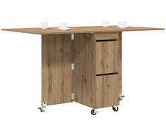 Valgomojo stalas 2 pcs 140 x 80 x 77 cm Apdirbta mediena