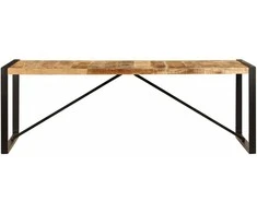 Valgomojo stalas, 220x100x75cm, mango medienos masyvas