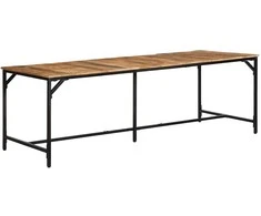 Valgomojo stalas, 220x90x75cm, mango medienos masyvas