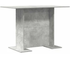 Valgomojo stalas Betono pilka 110 x 60 x 75 cm Apdirbta mediena