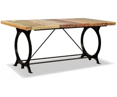 Valgomojo stalas, perdirbta mediena, 180cm
