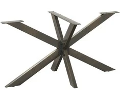 Valgomojo stalo koja, voro formos, juoda, 150x78x(72-73) cm, plienas